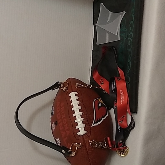 LIMITED EDITION HANDMADE Football Purse (ARIZONA CARDINALS) π - Picture 4 of 17